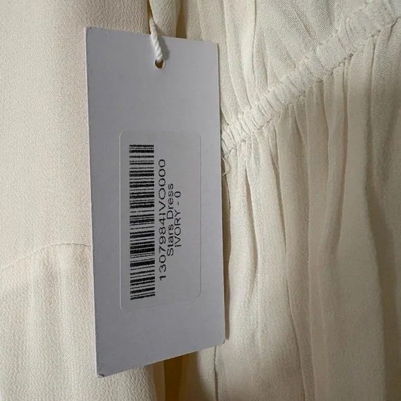 NEW NWT Reformation Stars Puff Sleeve Wedding Bridal Dress Gown - Picture 10 of 11